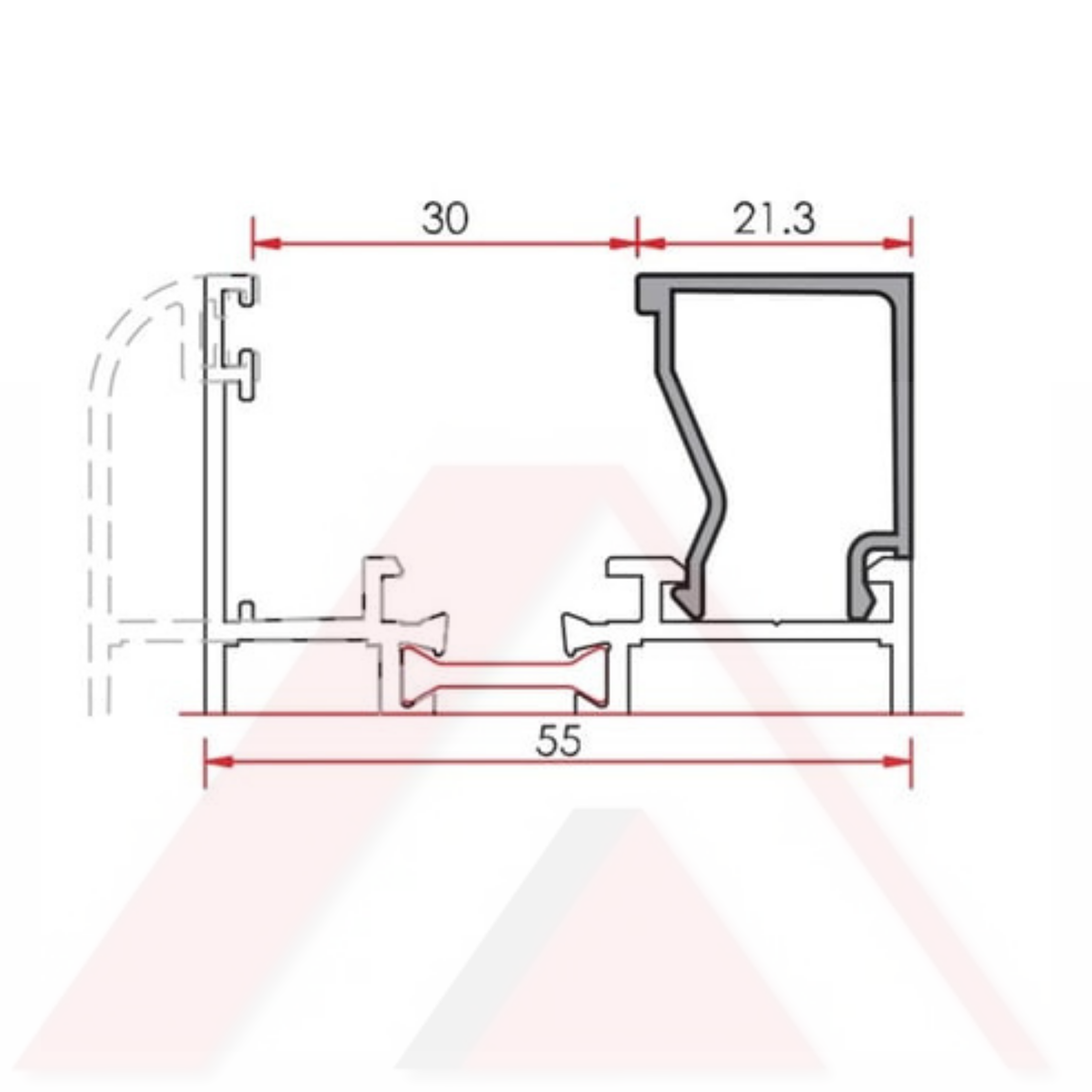 CAM ÇITASI 21,3 mm 