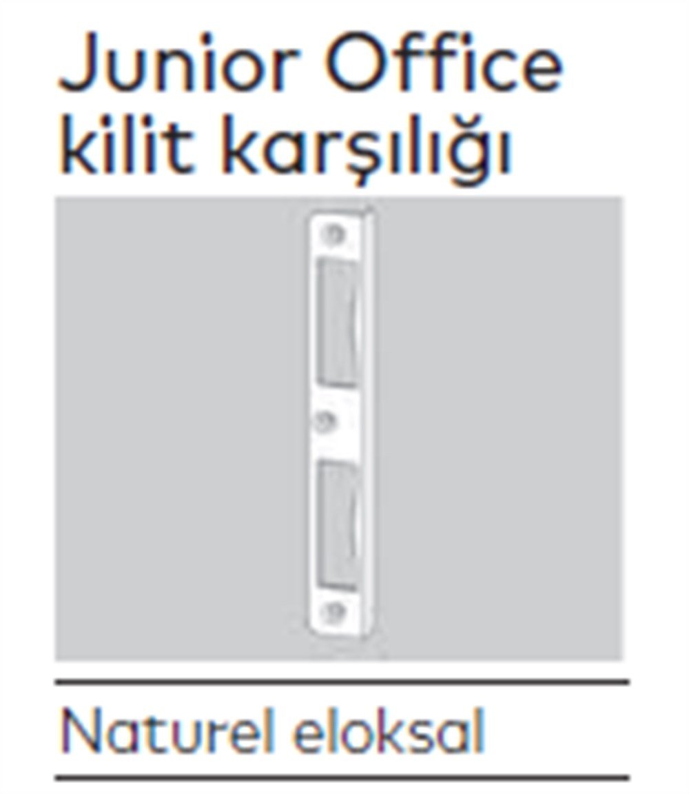 CAM KAPI KİLİT KARŞILIĞI ALUMİNYUM KASAYA DORMA JUNIOR 