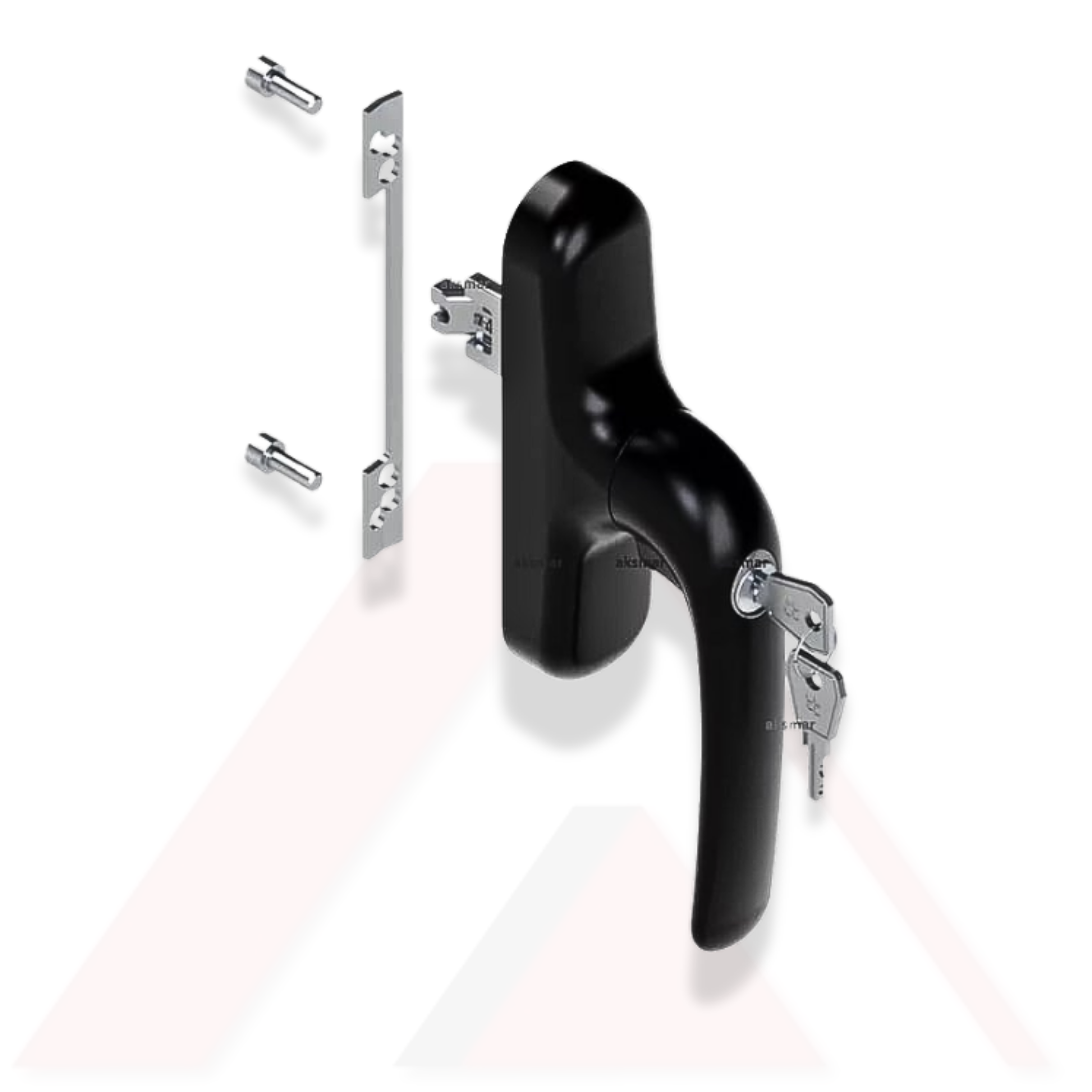 ÇİFT AÇILIM KİLİTLİ PENCERE KOLU GIESSE PRİMA