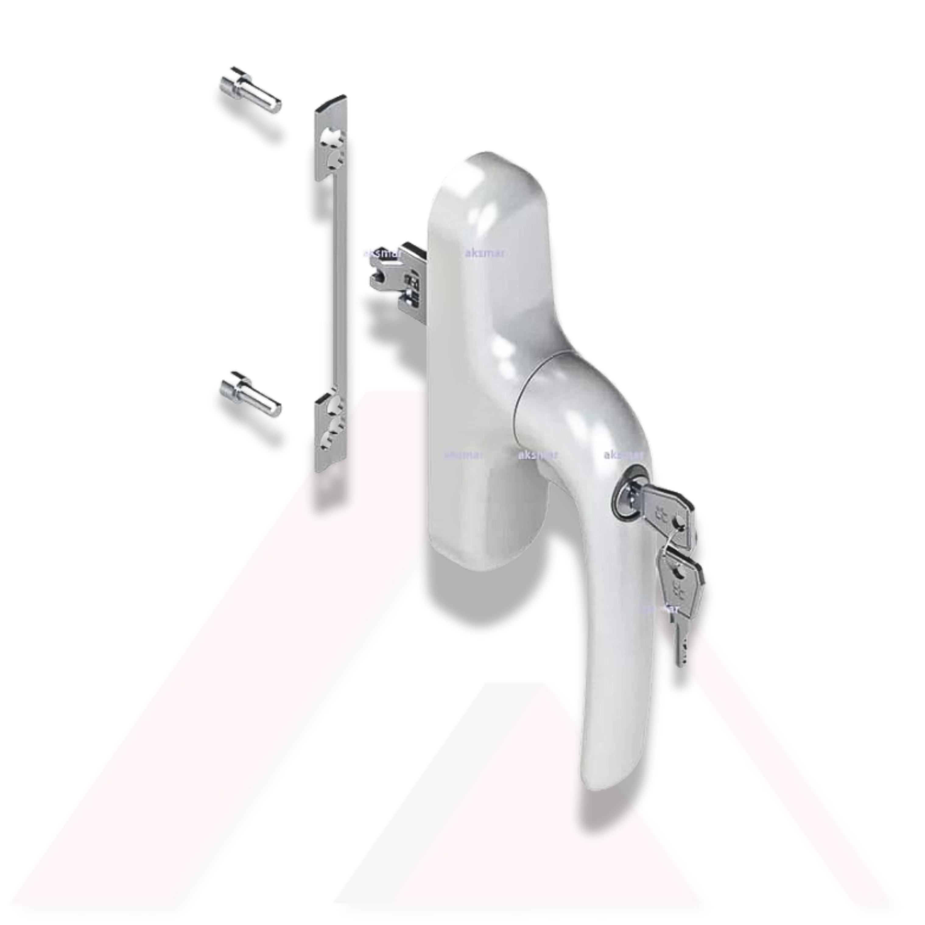 ÇİFT AÇILIM KİLİTLİ PENCERE KOLU GIESSE PRİMA