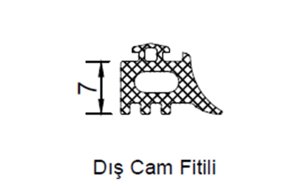 Dış Cam Fitili 4  mm