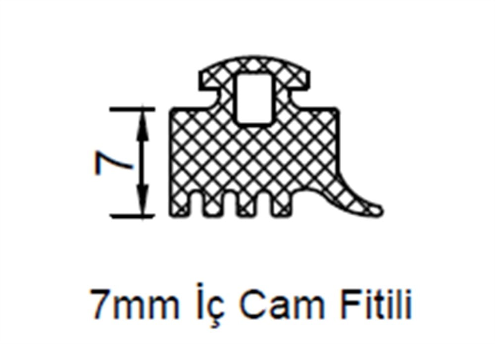 Dış Cam Fitili 7 mm