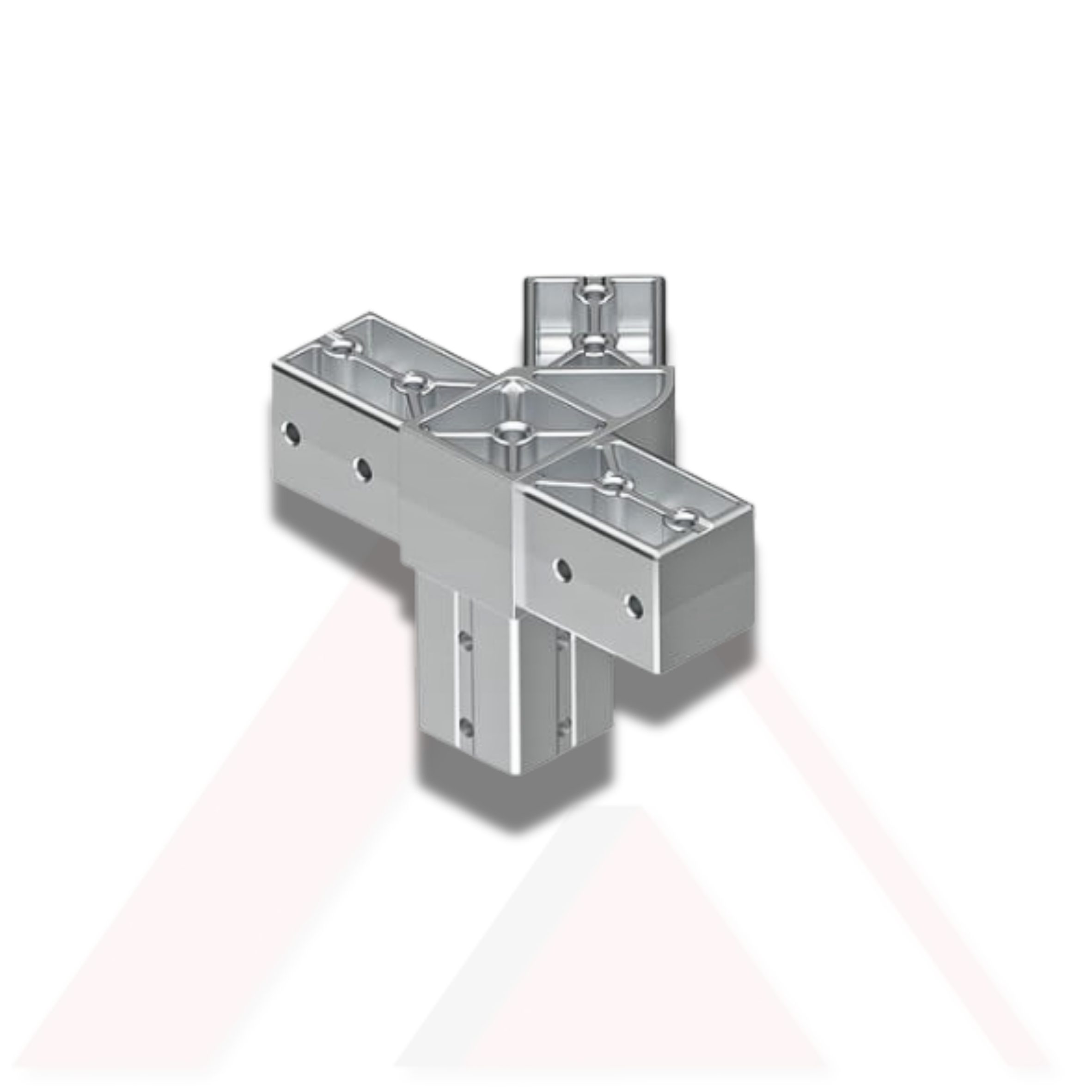 DÖRT YÖNLÜ 22,5 DERECE AÇILI ARA BAĞLANTI ALUMİNYUM DÖKÜM 