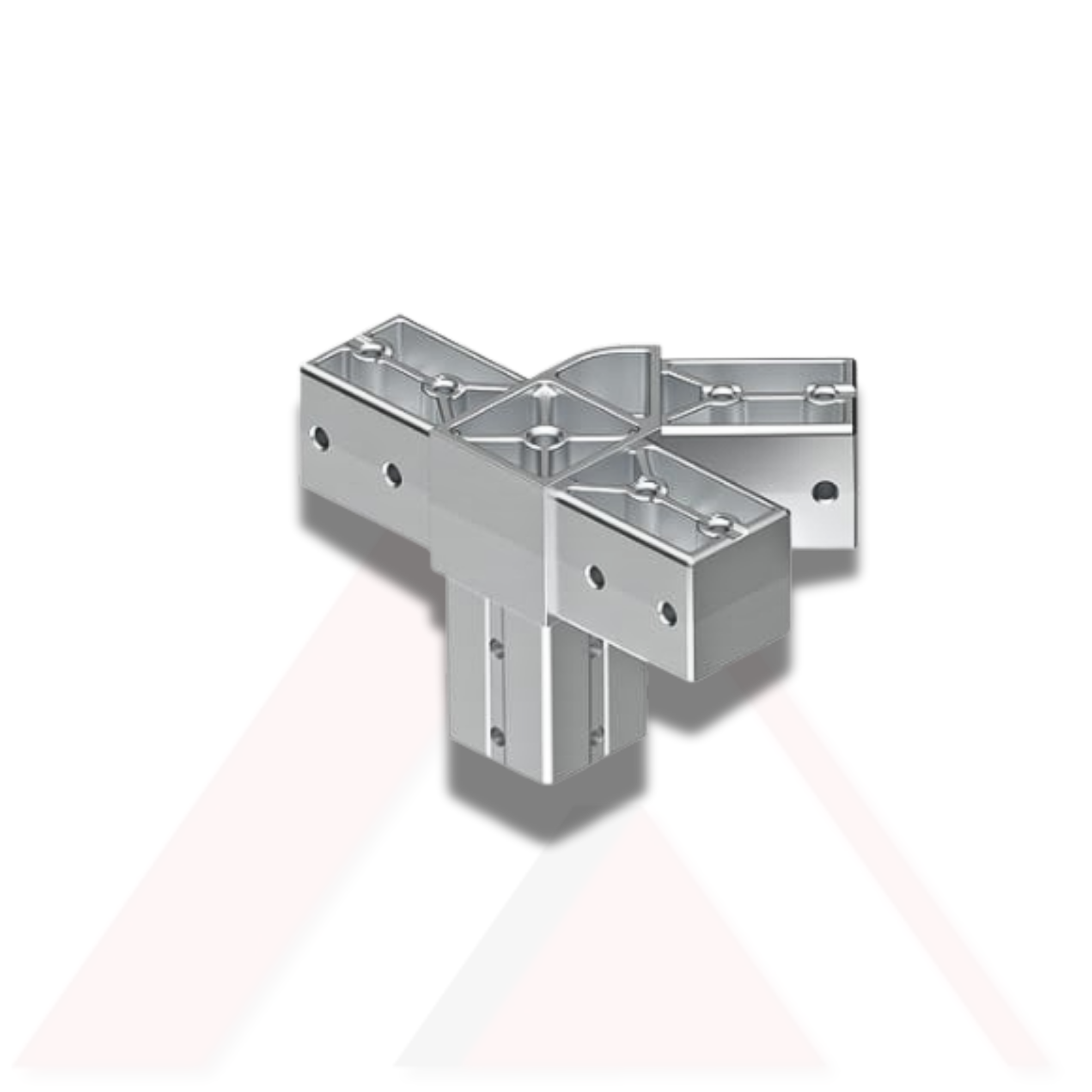 DÖRT YÖNLÜ 22,5 DERECE AÇILI ARA BAĞLANTI ALUMİNYUM DÖKÜM 