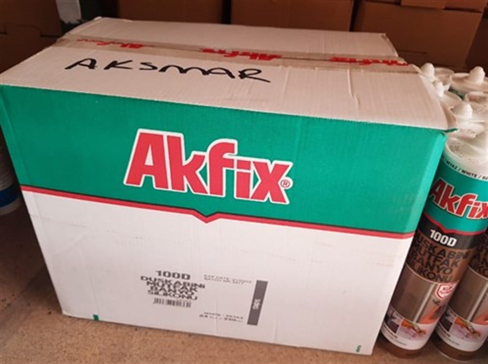 DUŞAKABİN SİLİKONU 310 ml AKFİX 100D (30 LU KOLİDE))