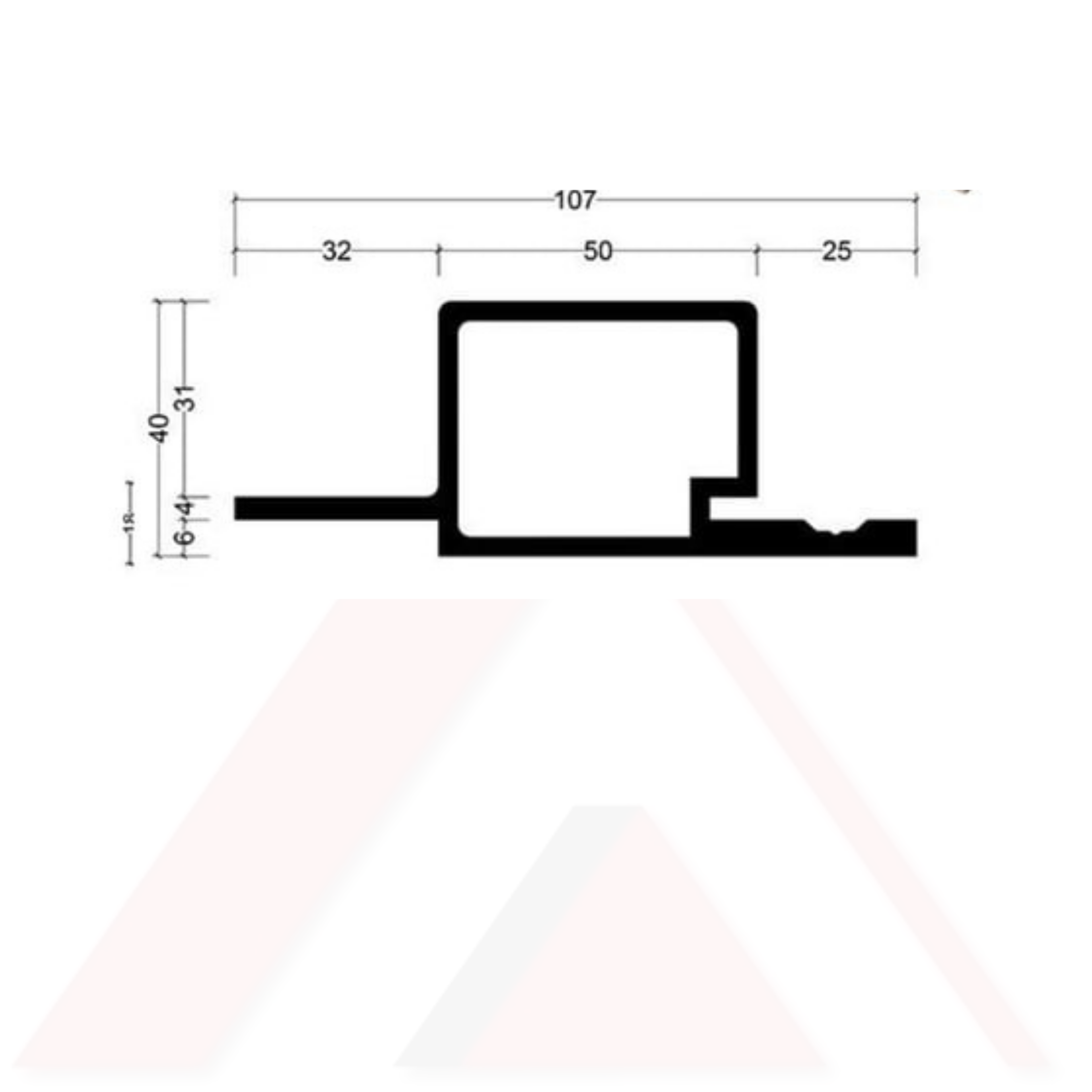 DUVAR PANELİ TEKLİ PVC DIŞ MEKAN 107X3000X40 mm
