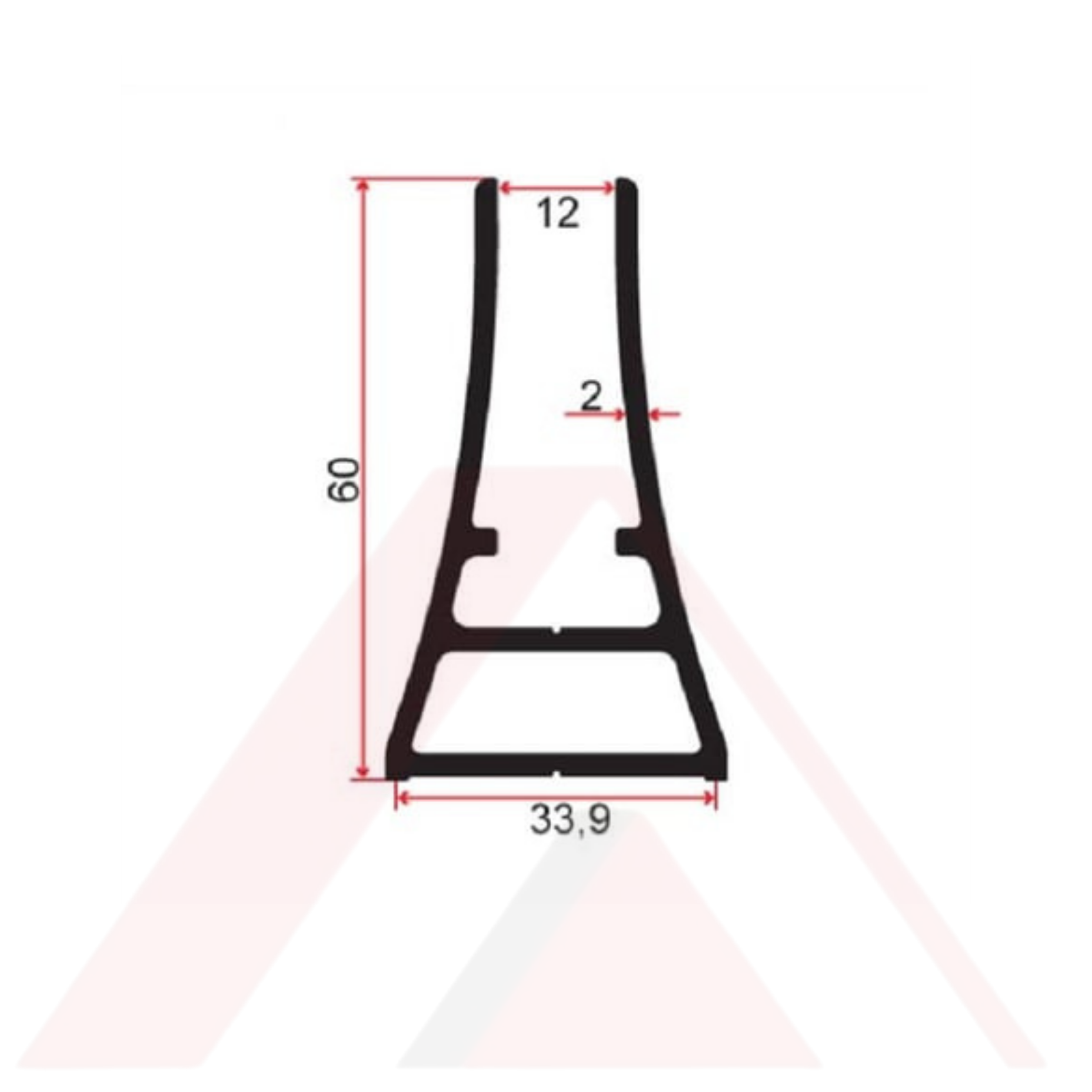 GEMİCİ PROFİLİ 12 mm