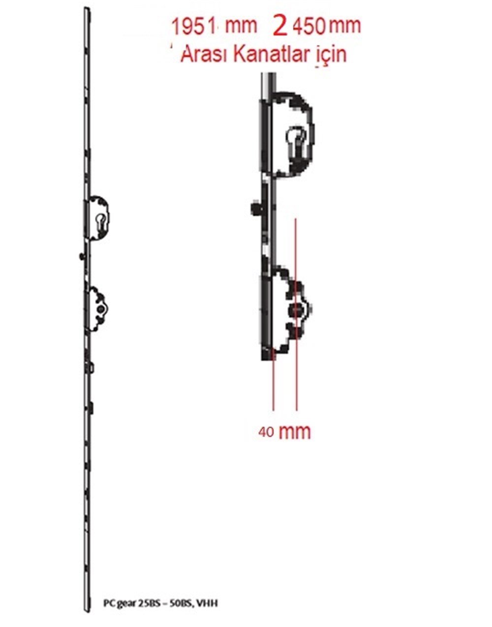 Geniş Göbekli Kilitli İspanyolet, 30mm KYO Ç.A. Eurojet 1951-2450