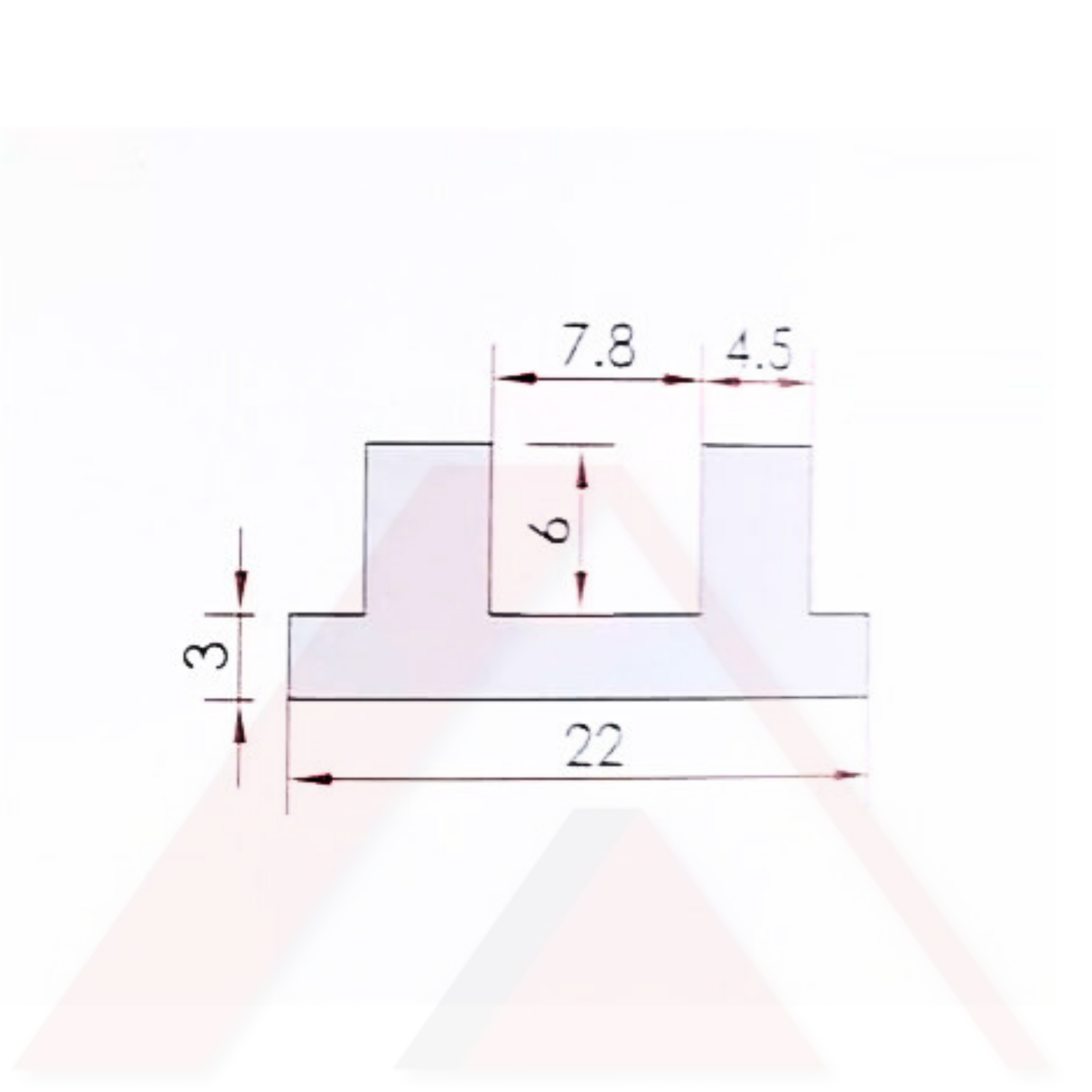 GEVREKÇİ DOLABI ALT RAY PROFİLİ