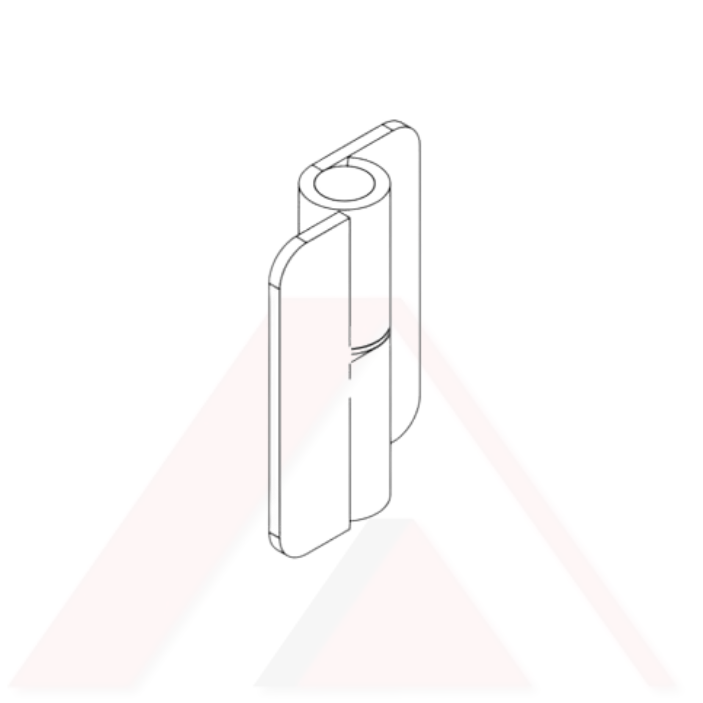 ISLAK HACİM WC KAPI MENTEŞESİ PASLANMAZ BİNİLİ