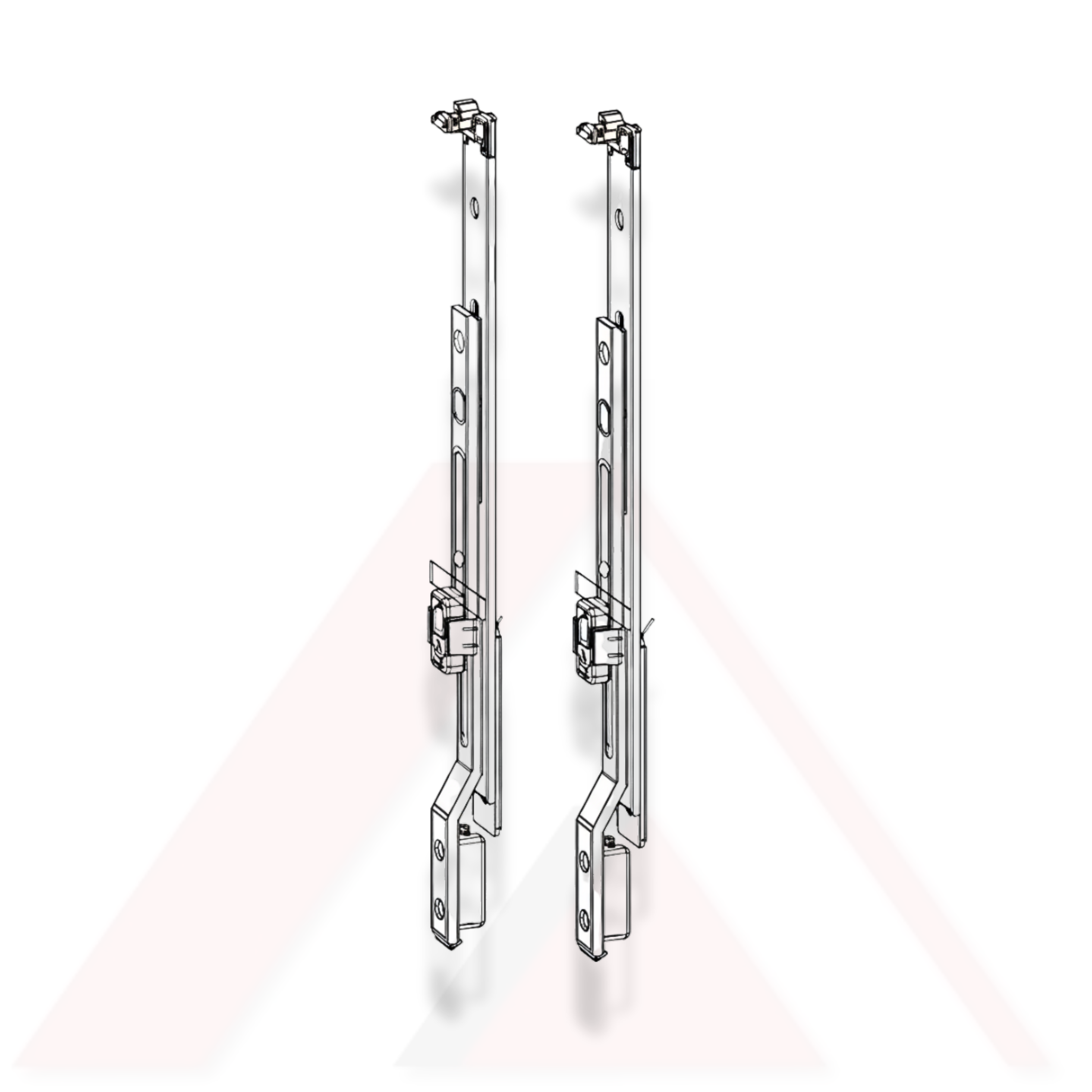 İspanyolet Alt Üst Fişek Sürgü Takımı Zıt Yön Çalışır