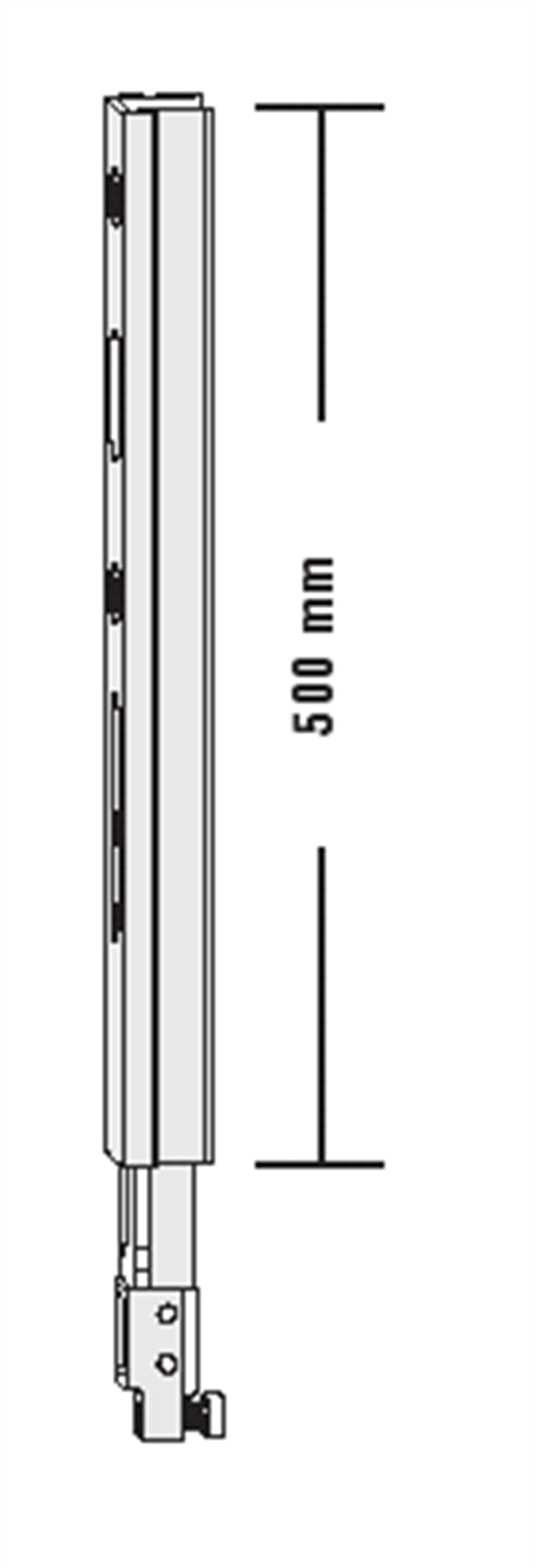 Kaldır Sür İspanyolet Uzatma Gümüş