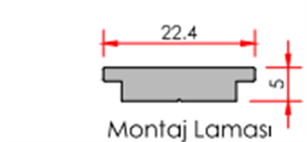 KALDIRSÜR MONTAJ LAMA PROFİLİ