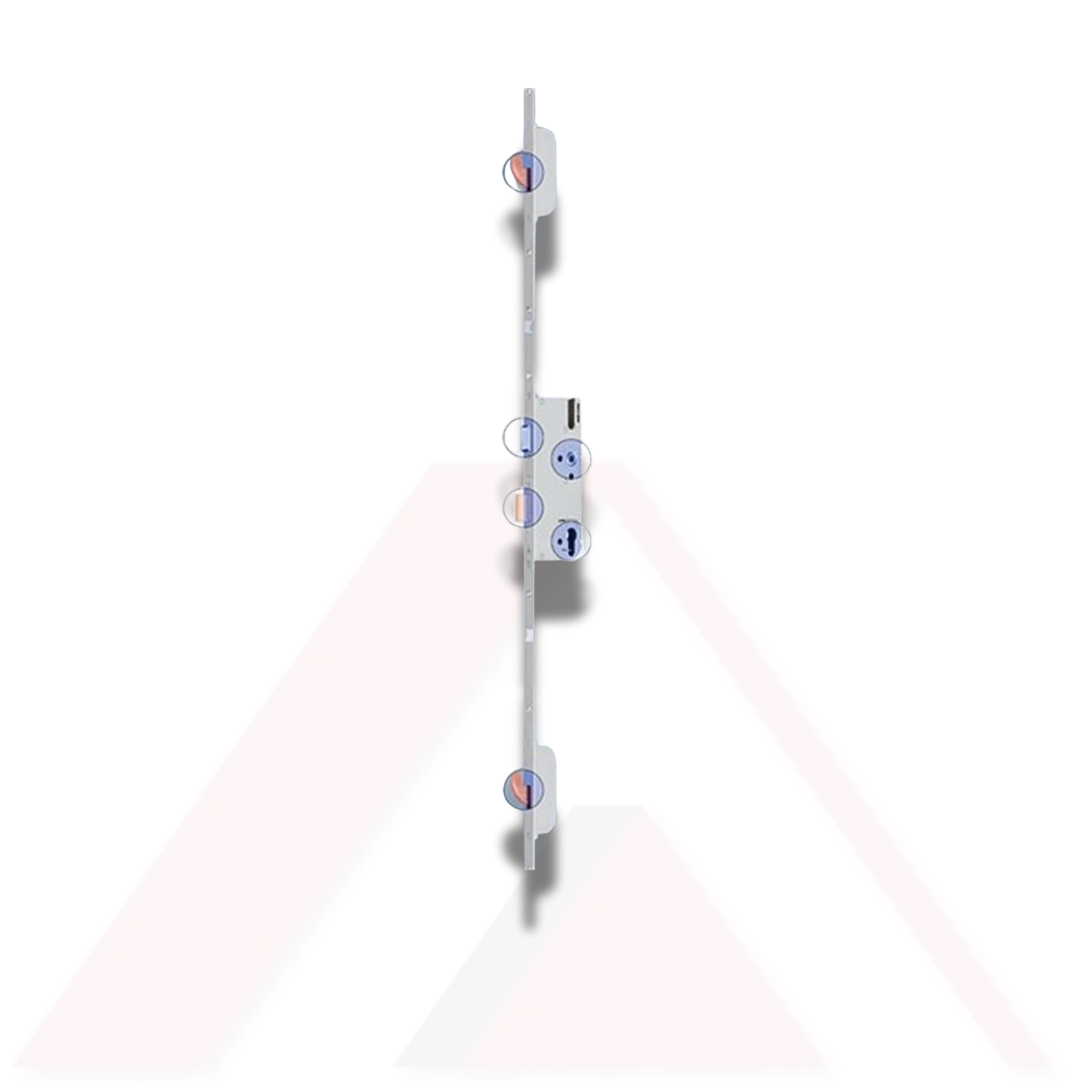 KANCALI 20 mm KİLİTLİ  KAPI İSPANYOLETİ SECURY SH2