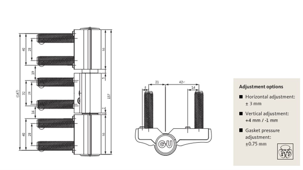 KAPI MENTEŞELERİ 160 KG KADAR 