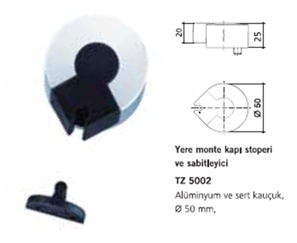 KAPI STOPERİ VE SABİTLEYİCİ DORMA TZ5002