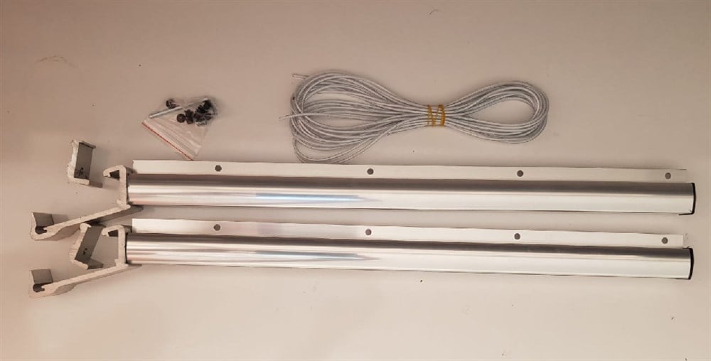 ÇAMAŞIRLIK KARE 80X30 BALKON KÜPEŞTESİ İÇİN