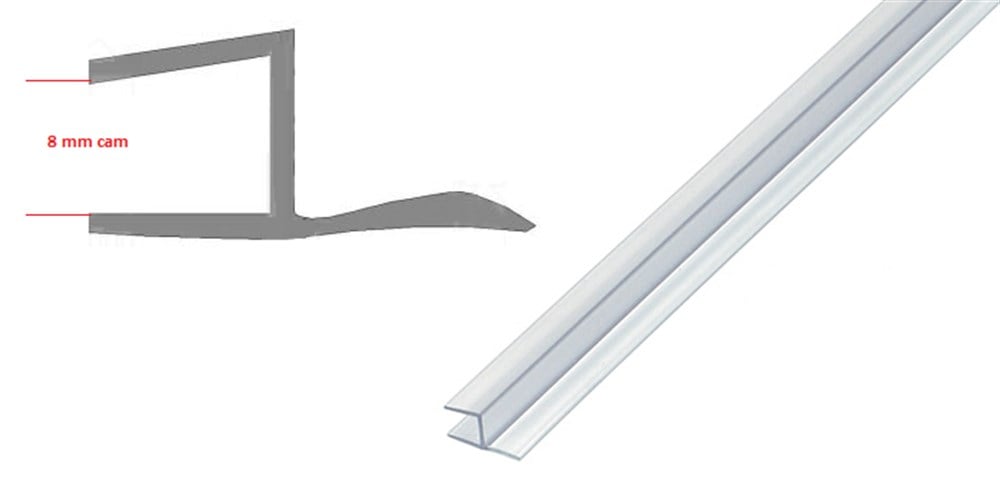 KATLANIR CAM ŞEFFAF YALITIM FİTİLİ 8 mm h