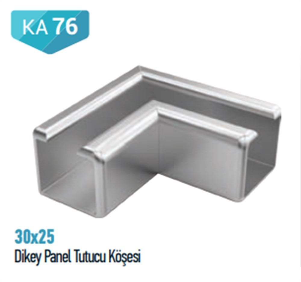 30X25 DİKEY PANEL TUTUCU KÖŞESİ