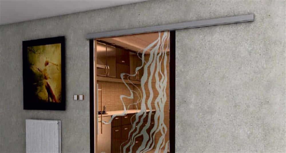 CAM SÜRME SİSTEMİ 661- 2 MT RAY VE AKSESUARLARI (SIKIŞTIRMA)