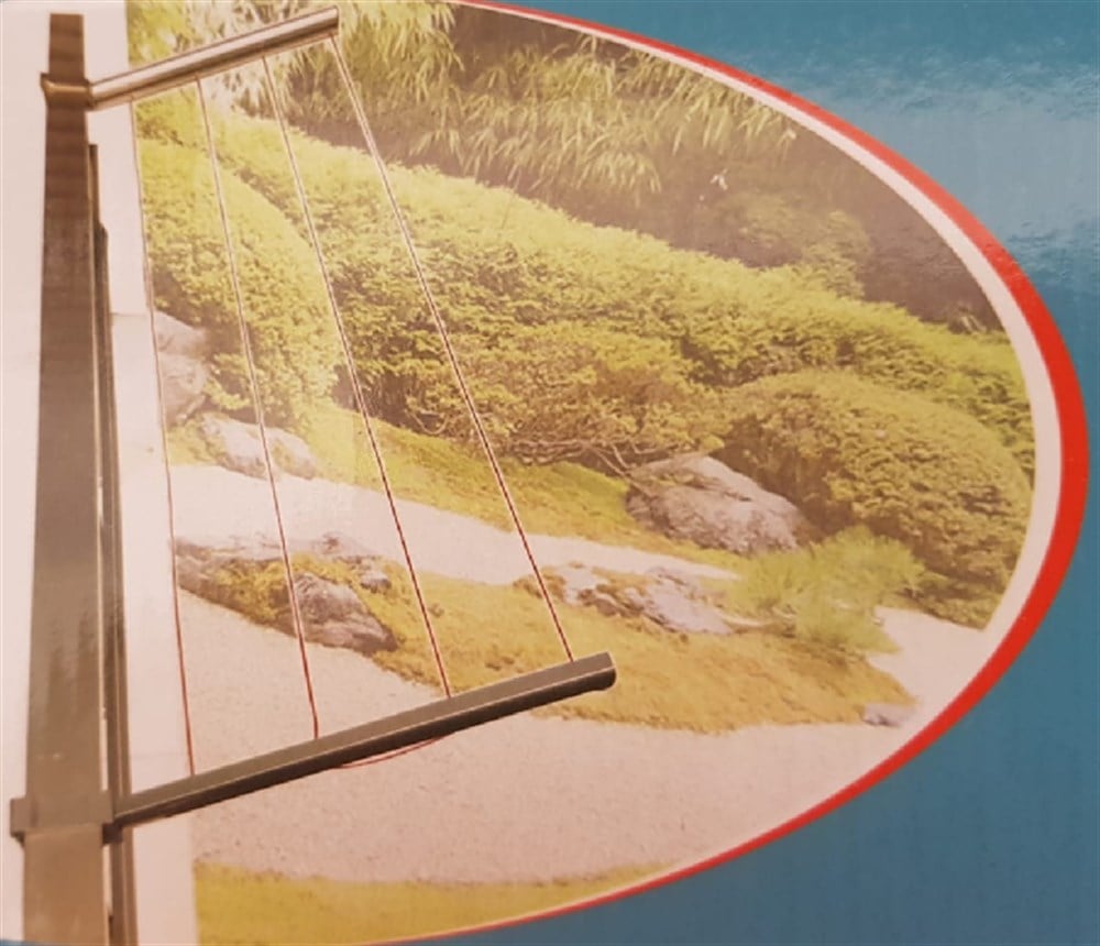 ÇAMAŞIRLIK KARE BALKON 80X30 PARLAK BRONZ ELOKSAL