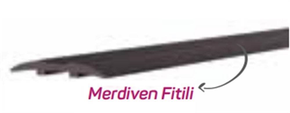 MERDİVEN PROFİLİ İÇİN KAYDIRMAZ FİTİL