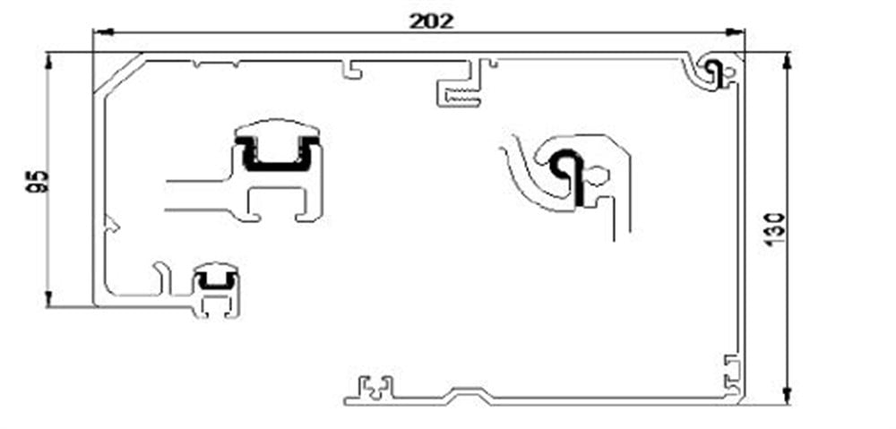 FOTOSEL KAPI RAY PROFİLİ GS100