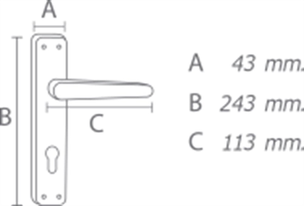 BASMALI KAPI KOLU YALE SATEN İNAN AS111 ALA