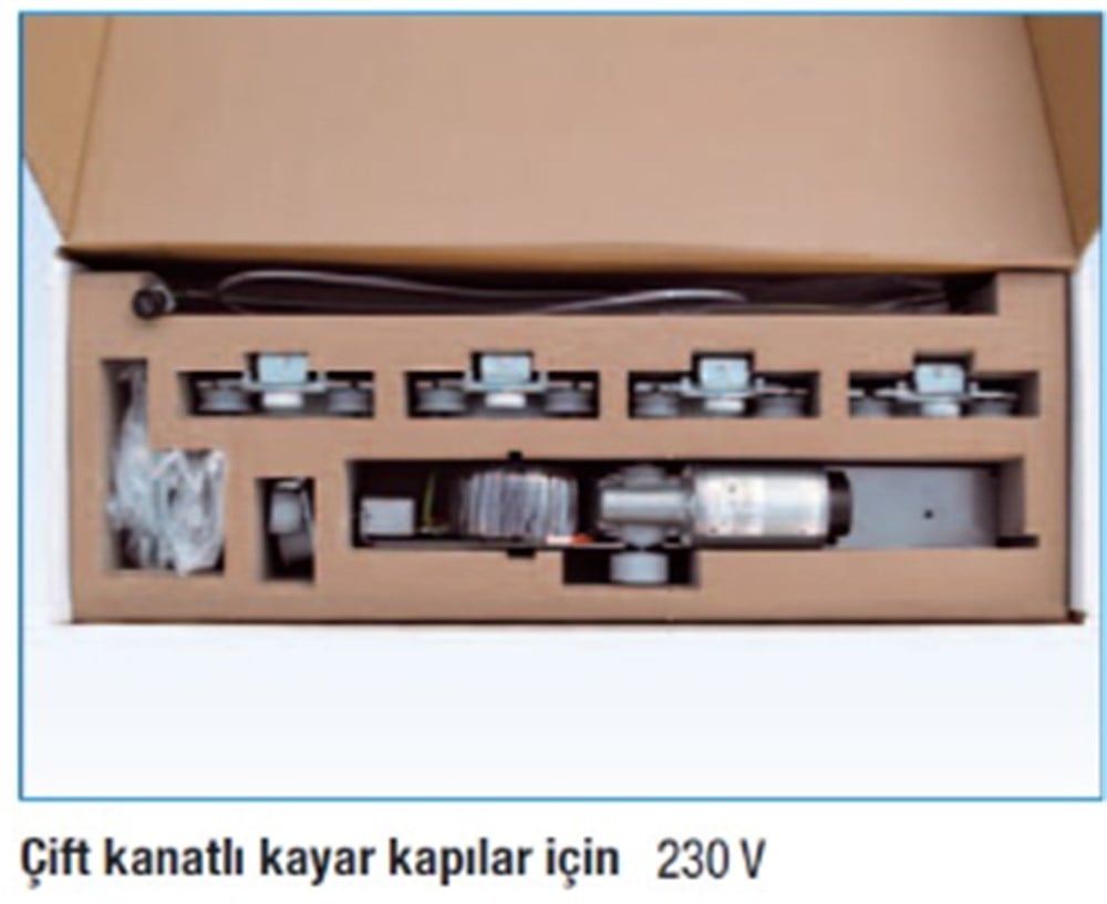 FOTOSEL KAPI TEMEL TAKIM ÇİFT KANAT