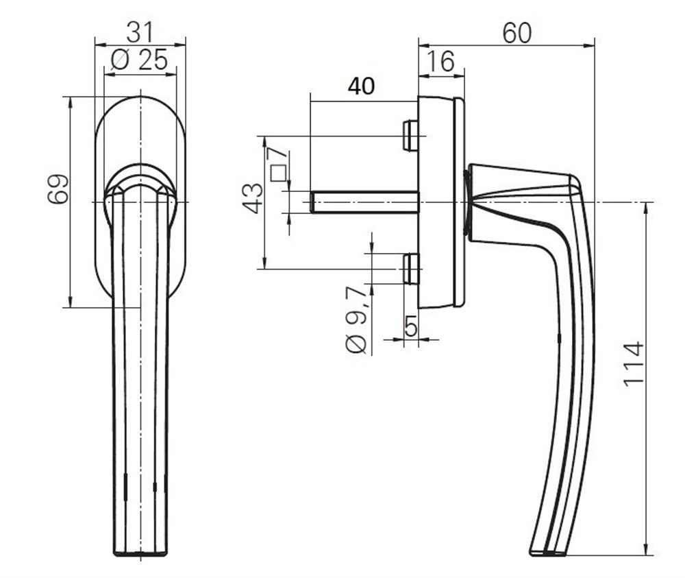 Rotoline Secustic Pencere Kolu