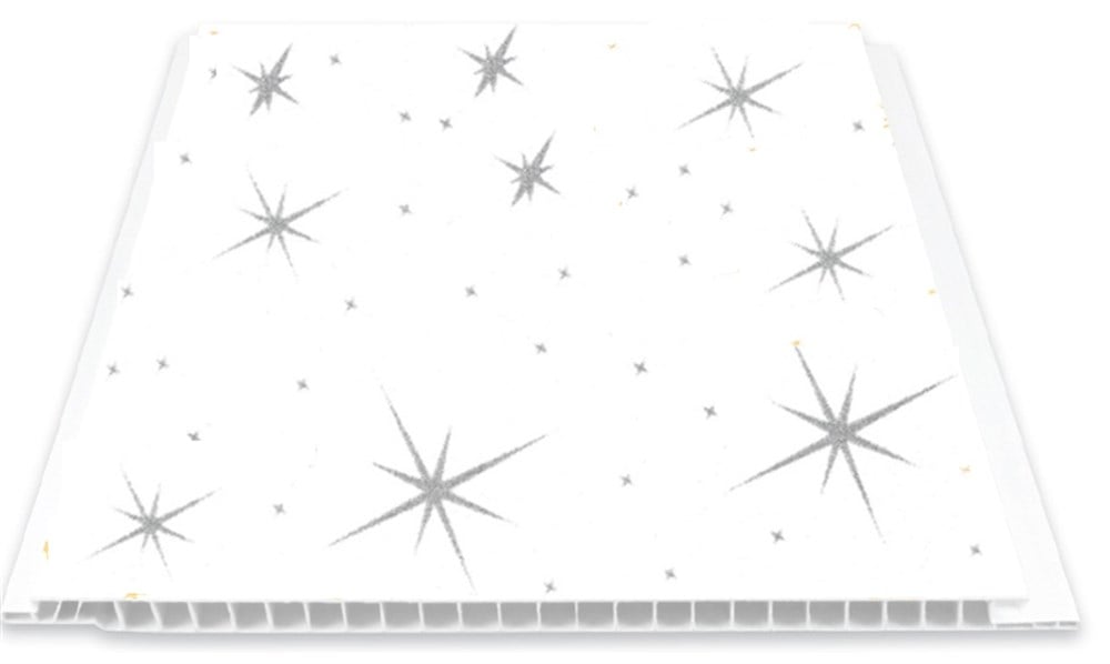 PLASTİK ASMA TAVAN LAMBİRİ - YILDIZ DESEN