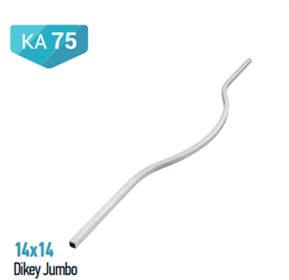 14x14 DİKEY KIVRIK DEKORLU ÇITA