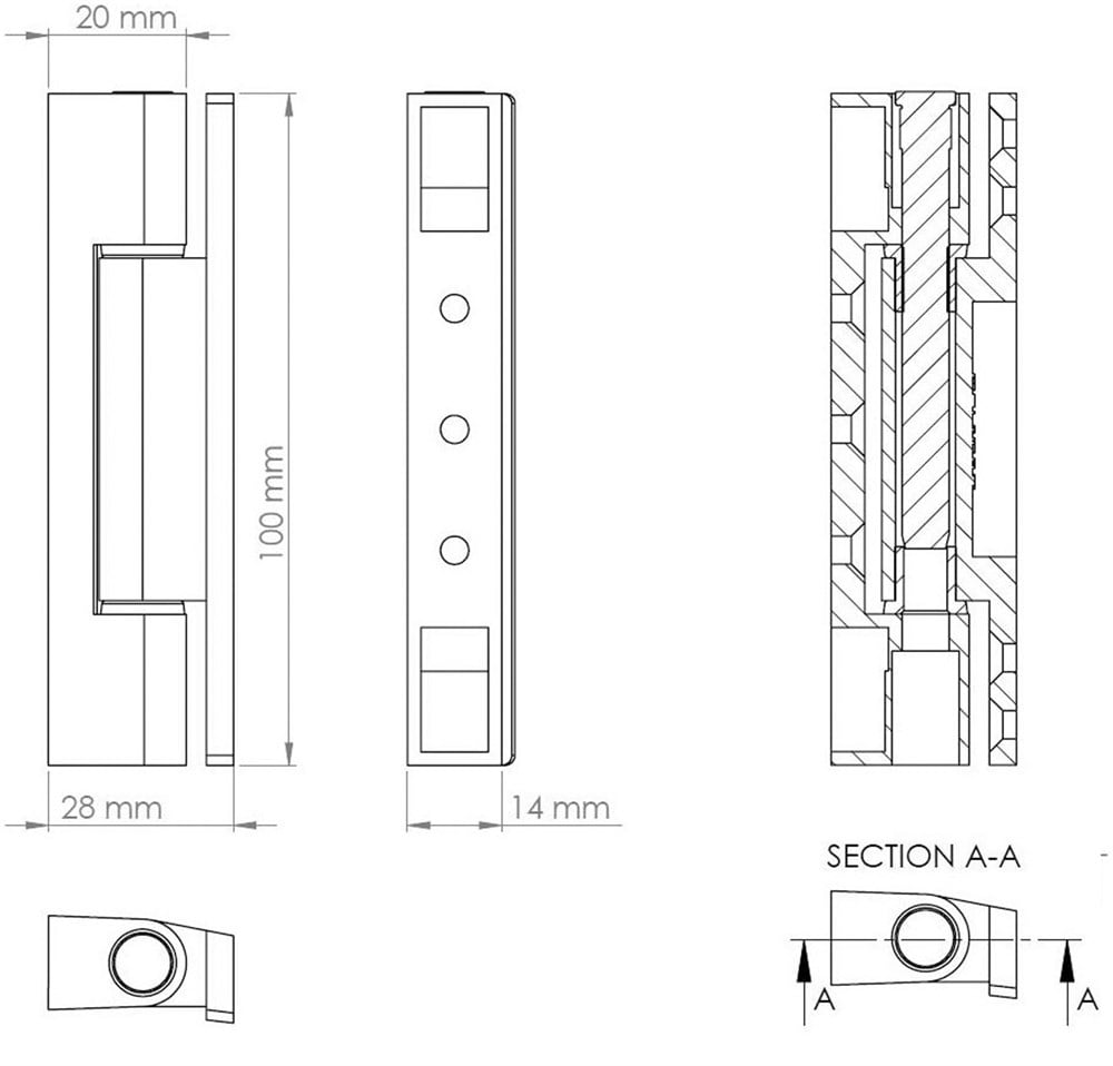 Plastik Kapı Menteşesi Pimapen