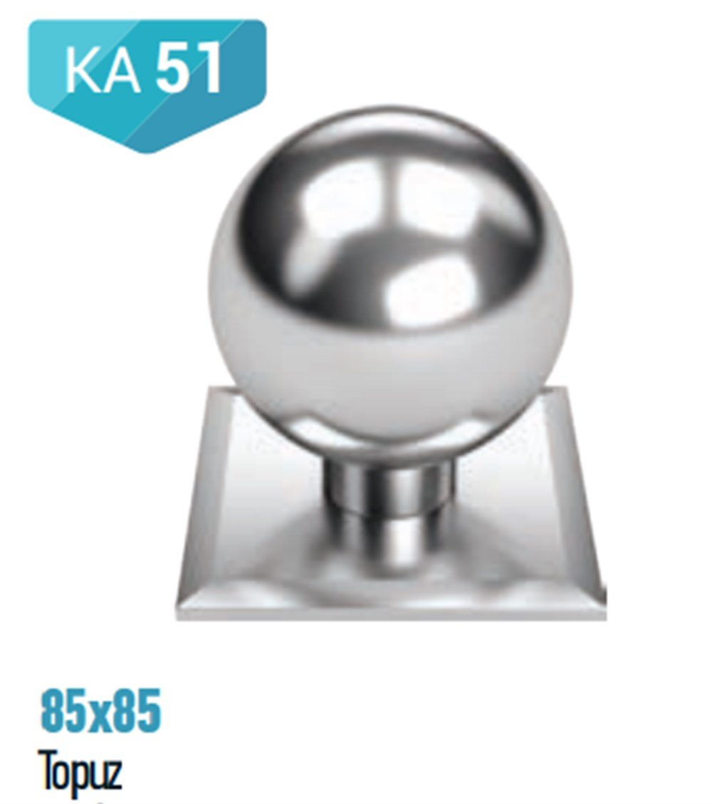 85X85 KUTU TOPUZ  KARE KÜPEŞTE İÇİN