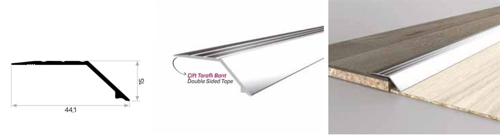 PARKE KOT FARKI GEÇİŞ BİRLEŞİM PROFİLİ 