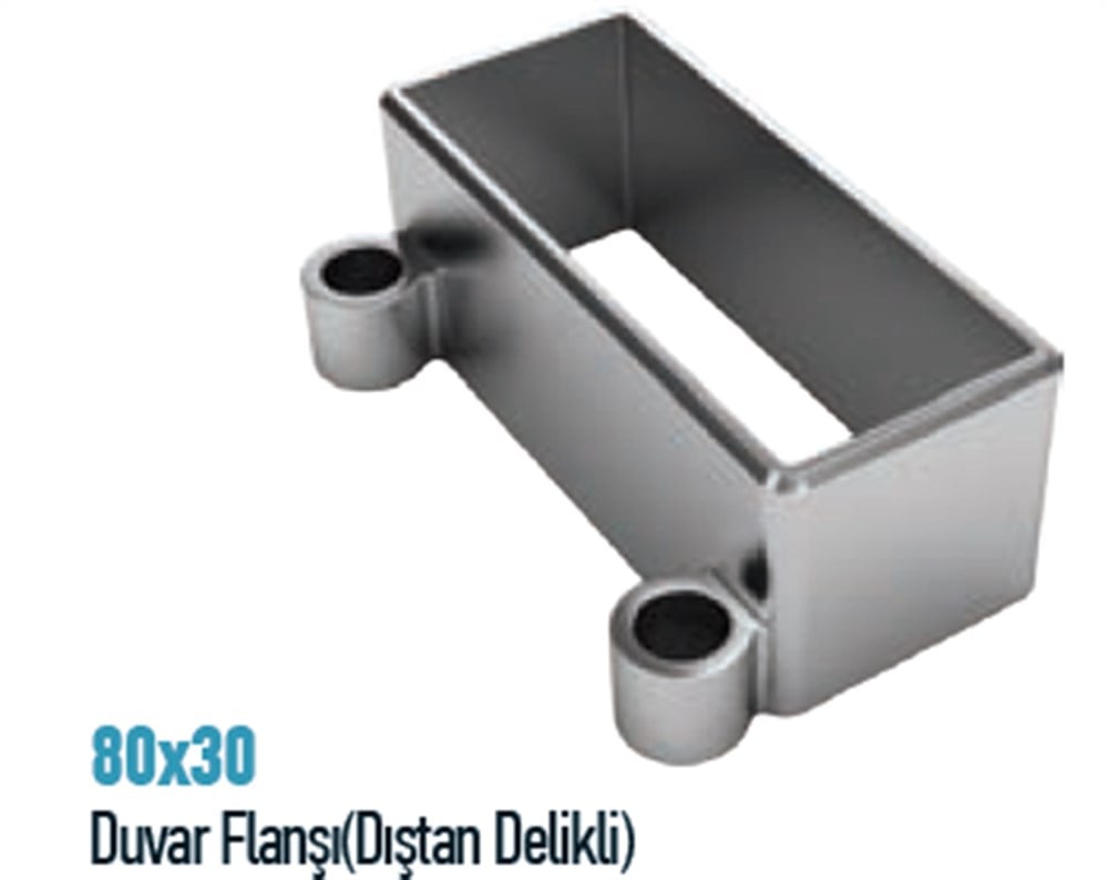 80X30 DIŞTAN DELİKLİ DUVAR FLANŞI