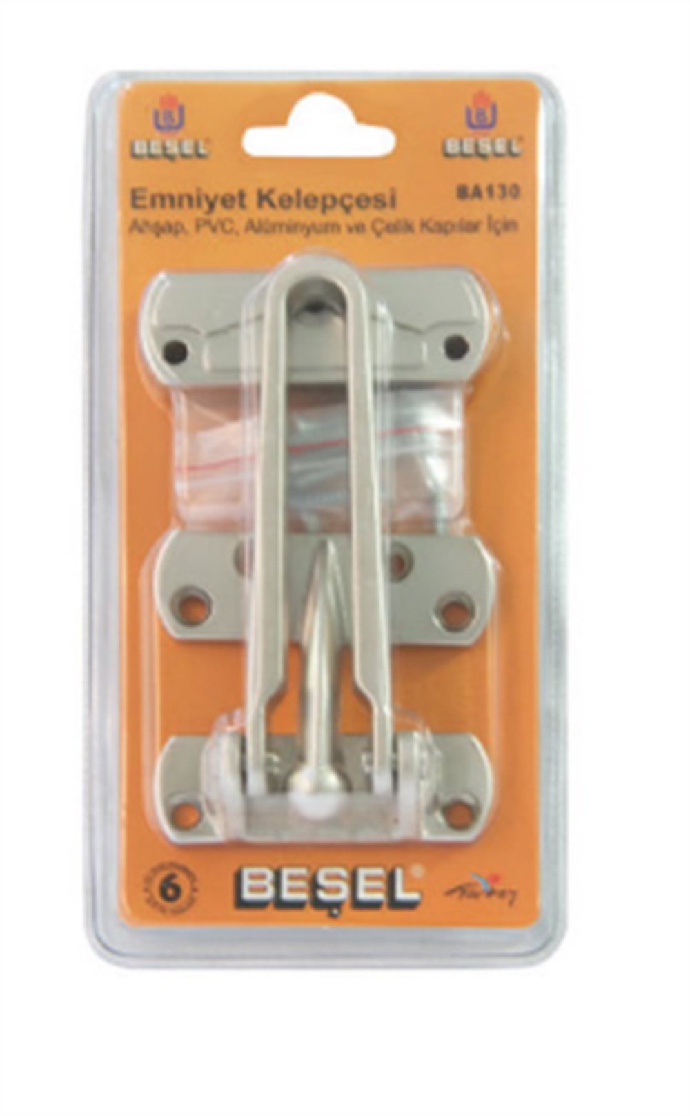 KAPI ARKASI EMNİYET MANDALI (KELEPÇESİ) SATEN