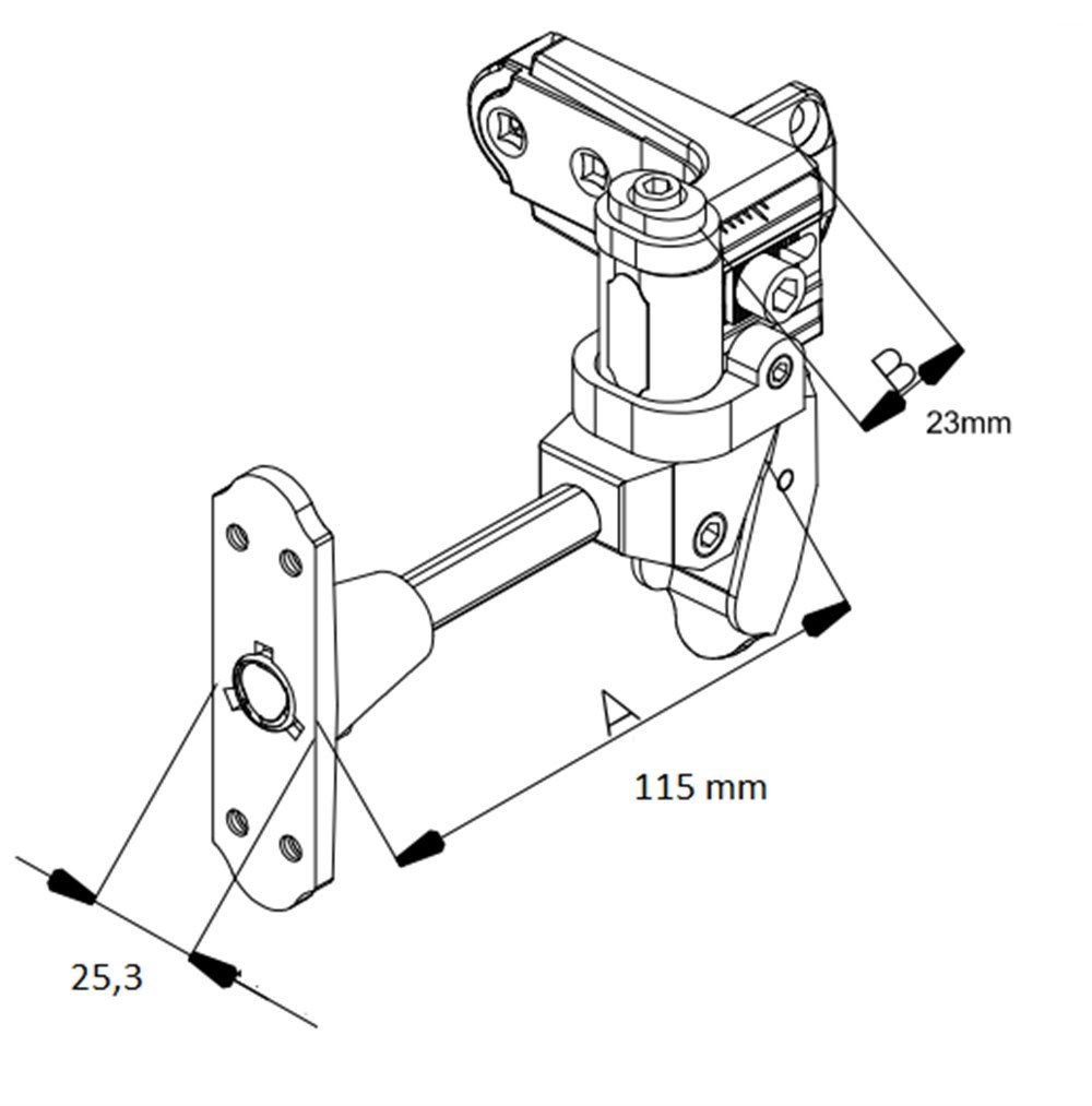 KEPENK KASAYA MONTAJ MENTEŞE ALT SOL