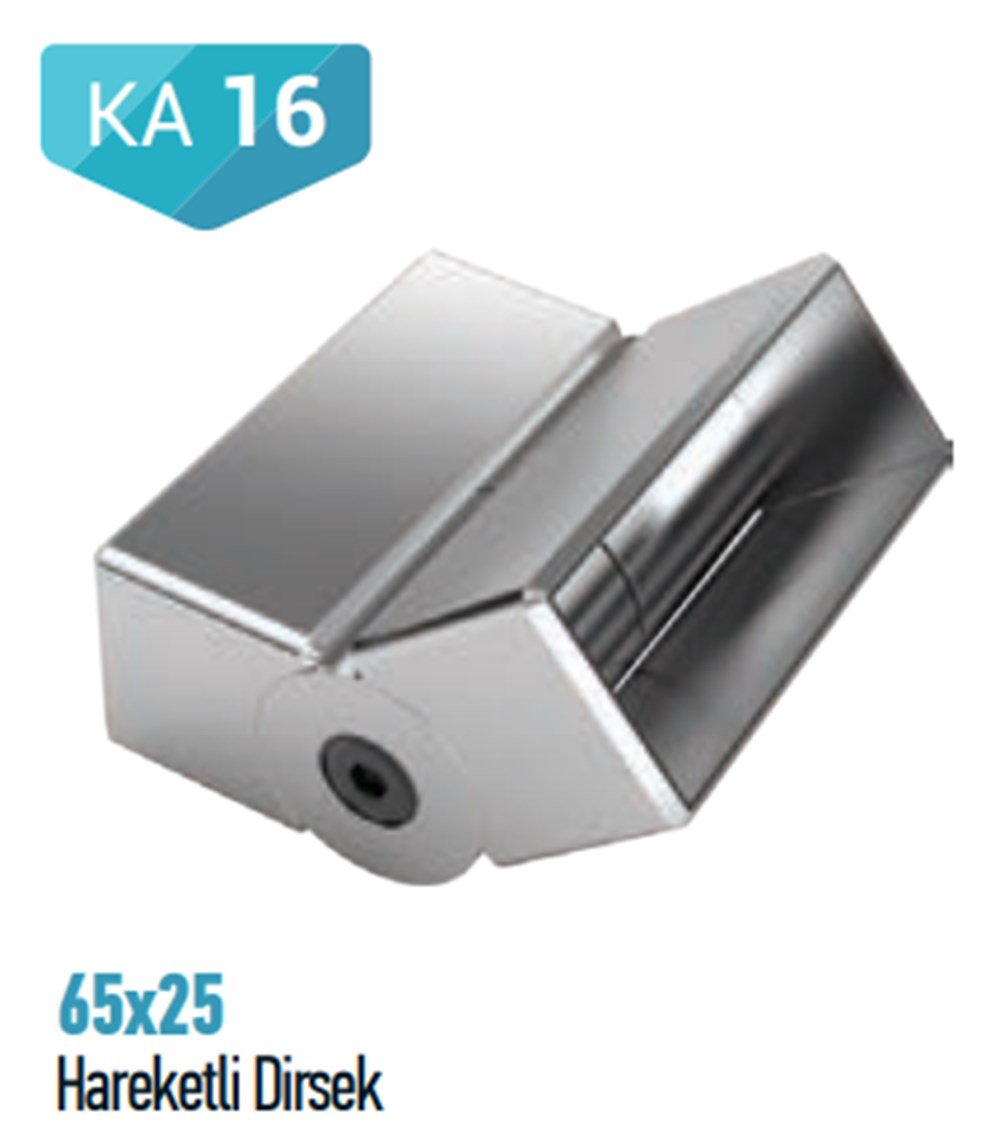 65X25 HAREKETLİ DİRSEK KARE KORKULUKLAR İÇİN