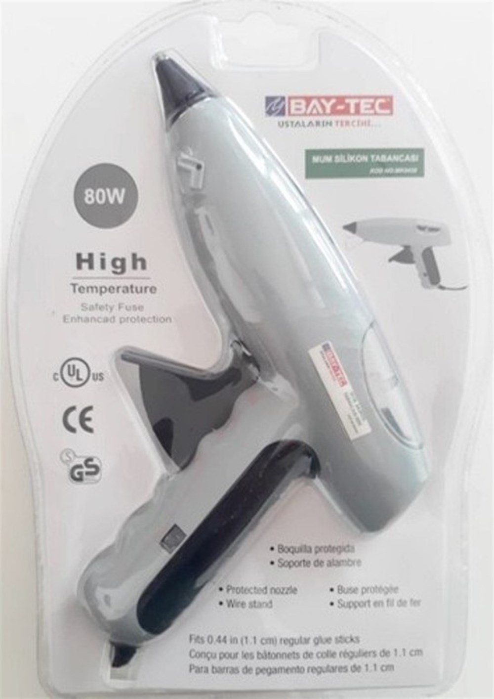 MUM SİLİKON TABANCASI 80 WATT BAY-TEC