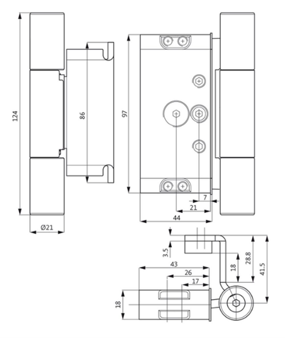 ZARİF 3D ÇELİK  MENTEŞESİ