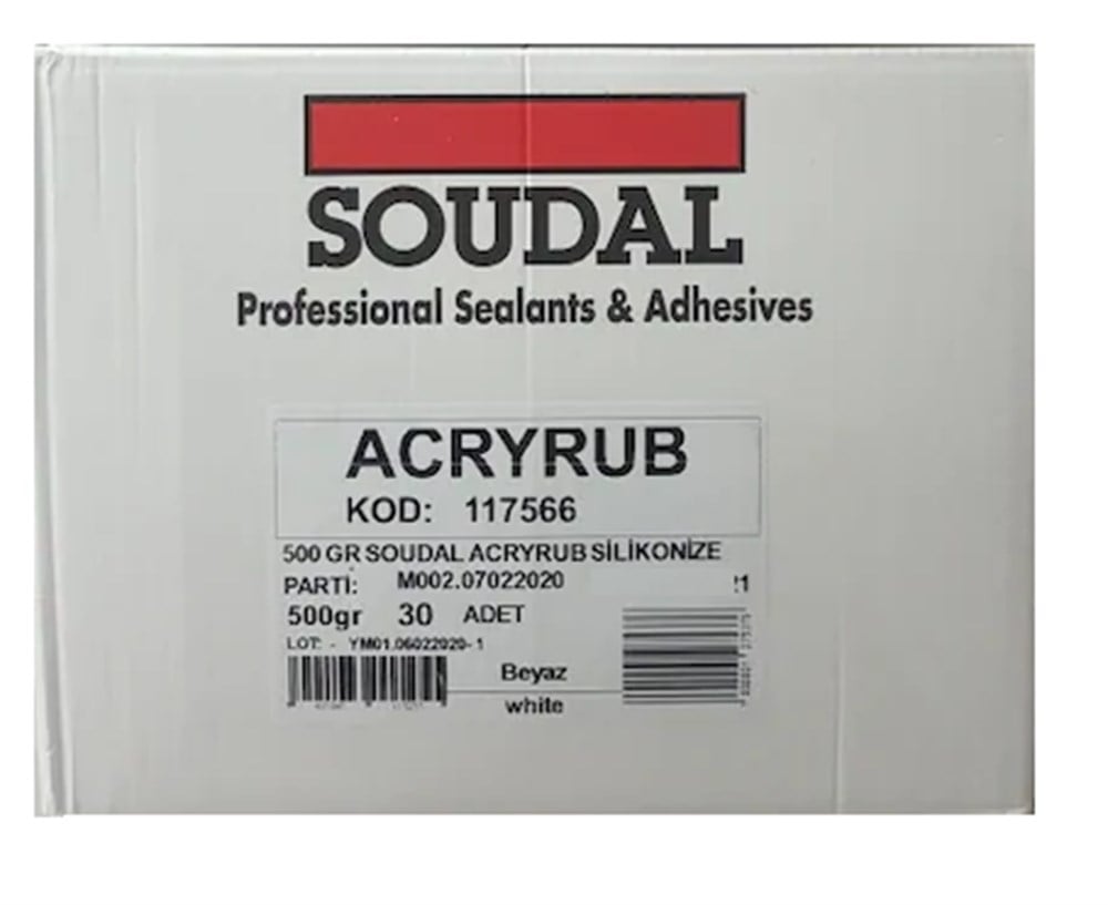 SOUDAL SİLİKONİZE MASTİK 500 Gr