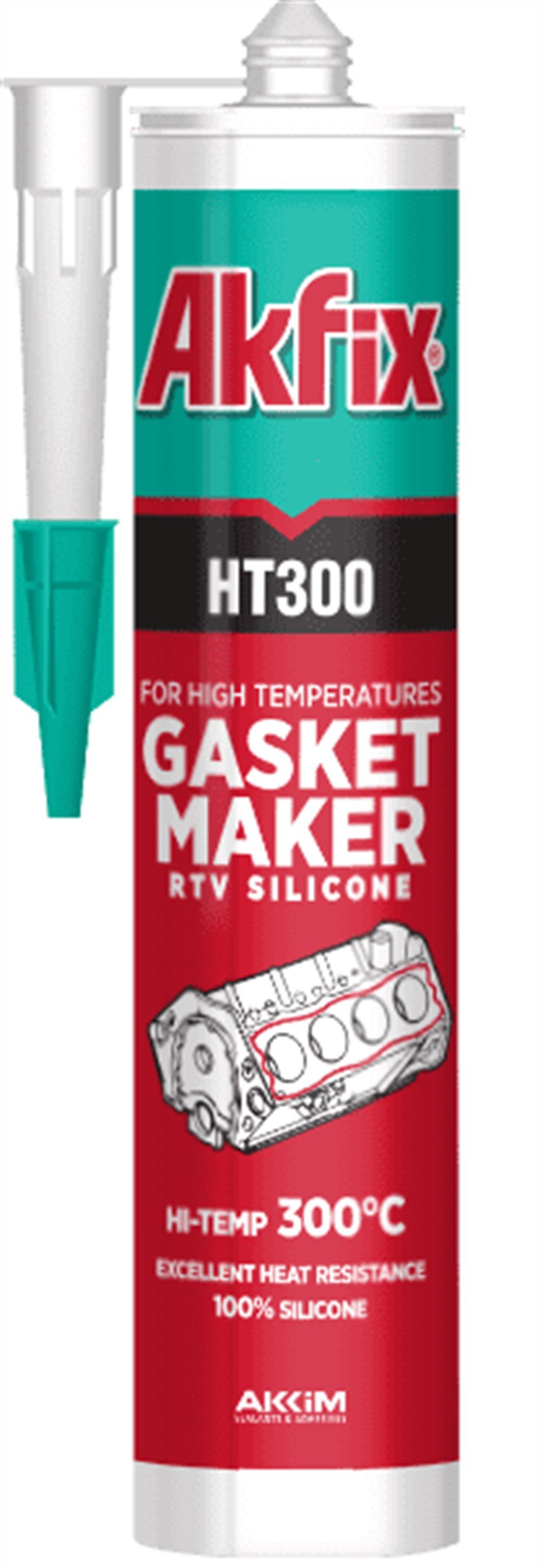 KIRMIZI SİLİKON AKFİX