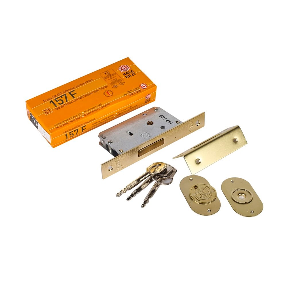 KALE 157F GÖMME EMNİYET KİLİDİ - PRAZİS SİLİNDİRLİ KİLİT