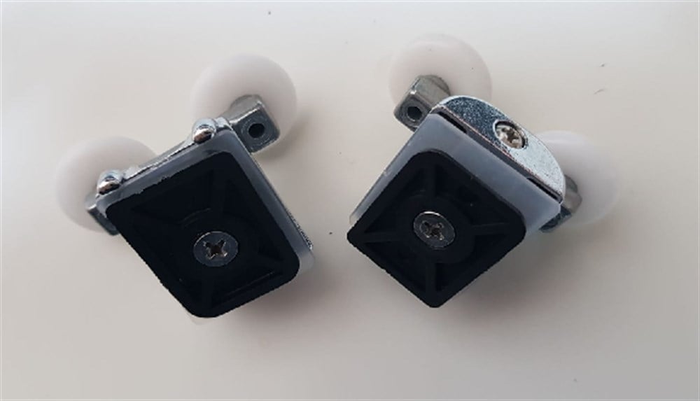 DUŞAKABİN ALT AYARLI-ÜST NORMAL MENTEŞE PARLAK-SİYAH