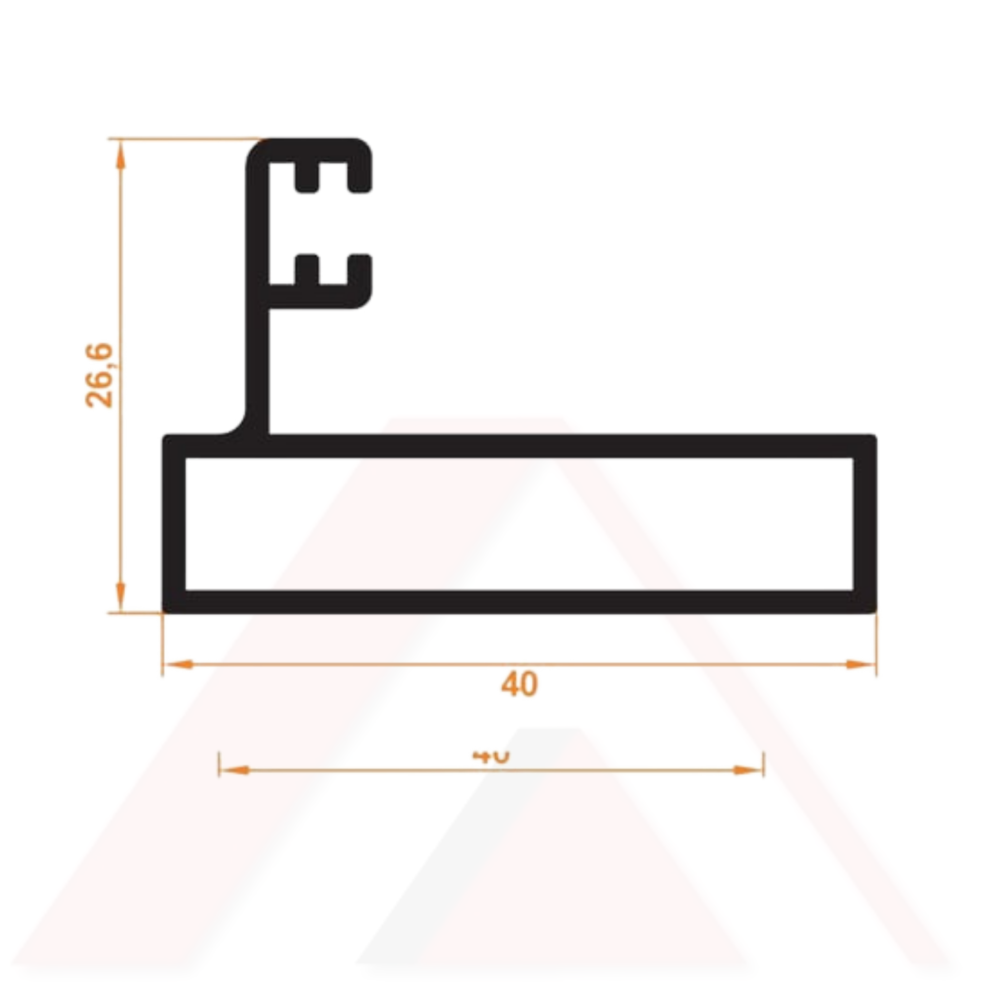 KATLANIR CAM ALUMİNYUM DAR DİKME PROFİLİ FIRTINA SERİSİ