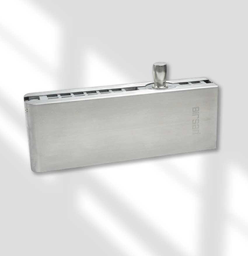 Kendinden Hidrolikli Cam Kapı Üst Menteşesi Cam Detaylı