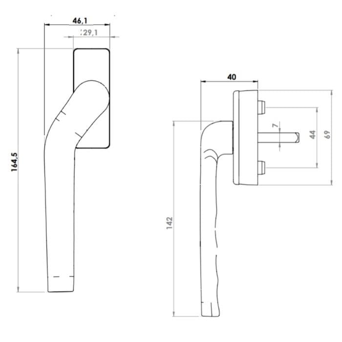KIVRIK PENCERE KOLU SOL