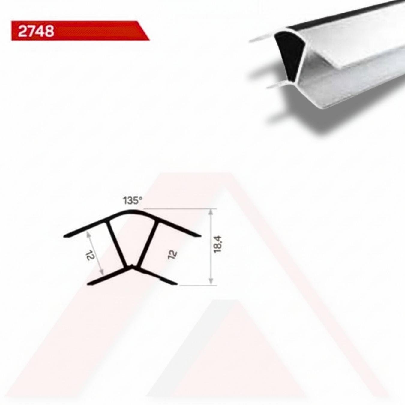KÖŞE DÖNÜŞ PROFİLİ 135 DERECE 12 mm