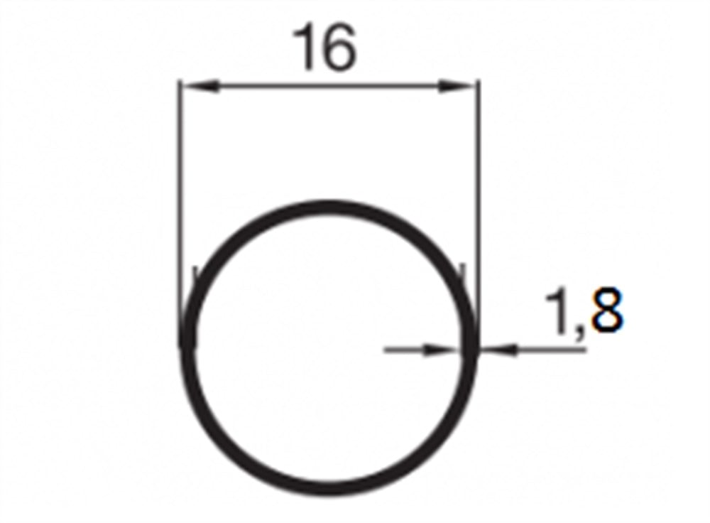 KÜPEŞE / KORKULUK 16 LIK ARA PROFİL